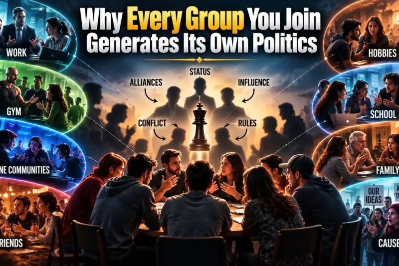 Why Every Group You Join Generates Its Own Politics