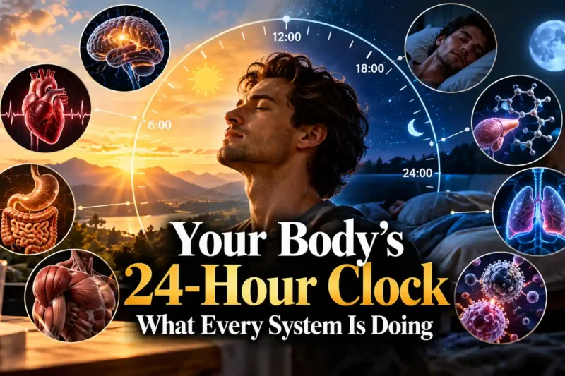 Your Body’s 24-Hour Clock: What Every System Is Doing